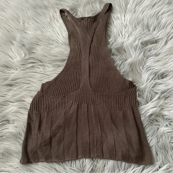FREE PEOPLE Switch It Up Cami in Espresso Martini Size Large NWOT - Picture 4 of 5